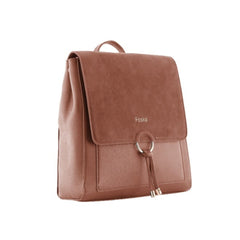 Foska Women's Convertible 2-in-1 Bag: Tote & Backpack - Smooth PU Leather - 29.5x32 cm