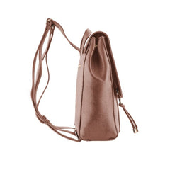 Foska Women's Convertible 2-in-1 Bag: Tote & Backpack - Smooth PU Leather - 29.5x32 cm