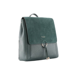 Foska Women's Convertible 2-in-1 Bag: Tote & Backpack - Smooth PU Leather - 29.5x32 cm