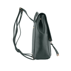 Foska Women's Convertible 2-in-1 Bag: Tote & Backpack - Smooth PU Leather - 29.5x32 cm