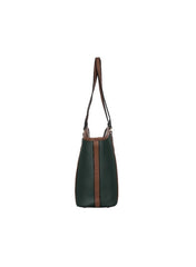 Foska Women's Wide Tote & Shoulder Bag - Two-Tone Design - 47x28 cm