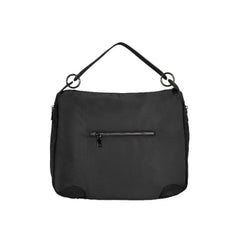 Foska Women's Wide Tote & Shoulder Bag - Fabric & PU Leather - 39x30 cm