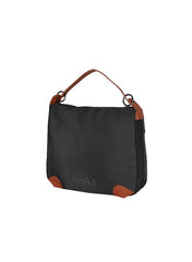 Foska Women's Wide Tote & Shoulder Bag - Fabric & PU Leather - 39x30 cm