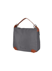 Foska Women's Wide Tote & Shoulder Bag - Fabric & PU Leather - 39x30 cm