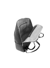 Foska Women's Large Backpack - Smooth PU Leather - University/Laptop Bag - 30.5x36.5 cm