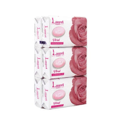 Laurel Temptation Beauty Body Floral Soap 6 x 120g – Gentle Cleansing, Nourishing & Moisturizing Bath Soap Bar with Elegant Floral & Musky Fragrance