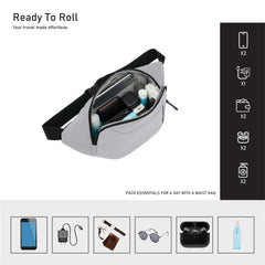 TOM CRUISER GRAND TOUR - SOFT EDITION WAIST BAG BLACK, LIGHT GREY, NAVY