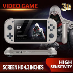 Anaqa M17 Retro Handheld Game Console with 20,000+ Classic Games, 4.3” LCD & 128GB Storage