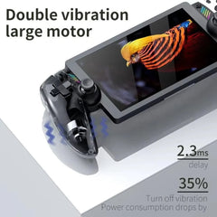 M28 Retro Handheld Game Console 7.1” IPS HD Screen, 20,000+ Built-in Games, Linux Gaming System, Dual Analog Sticks, HDMI 4K TV Output, RGB Lighting, 4000mAh Battery