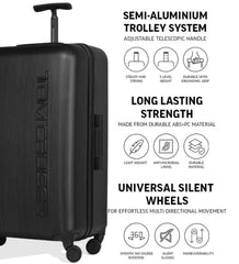 TOMCRUISER SPACE HARD TROLLEY 20,24,28 inch GRAY, BLACK, PURPLE