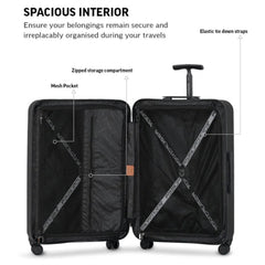 TOMCRUISER SPACE HARD TROLLEY 20,24,28 inch GRAY, BLACK, PURPLE