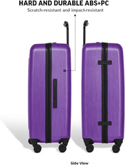 TOMCRUISER SPACE HARD TROLLEY 20,24,28 inch GRAY, BLACK, PURPLE