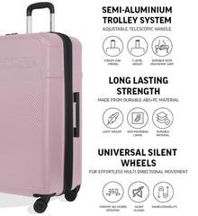 TOMCRUISER STORY HARD TROLLEY PINK (20",24",28")