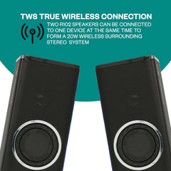 SOUND ON Bluetooth Speaker 10W - Portable, Waterproof, Dual Woofer, 5H Playtime