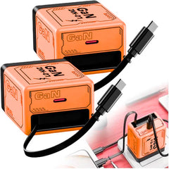 120w Retractable Type-C Cable Charger