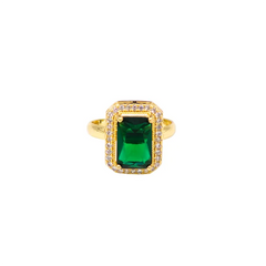 Zircon Square Stone Ring