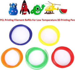 3D Pen Filament, 10 Colors 1.75mm