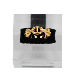 Golden Chain Link Ring