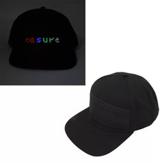 LED Cap Programmable APP Control Editable Colorful LED Hat For Outdoor Carnival