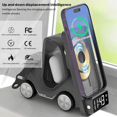 T20 Smart Desktop Wireless 5-in-1 Multi-Functional Truck Shape Charger