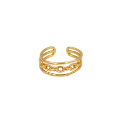 Sterling Double band Ring