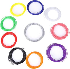 3D Pen Filament, 10 Colors 1.75mm