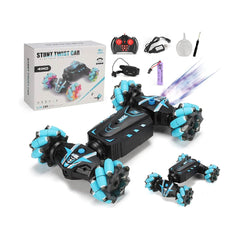 Prosight RC Stunt Car, 4WD 2.4GHz Remote Control Gesture Sensor Toy Cars, 360° Rotating Off Road Vehicle with Lights Music & Spray Launcher, Toy Cars for kids