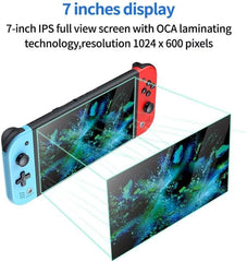 M20 Pro Retro Gaming Console Bundle – 7" HD Display, Dual Wireless Controllers & TV Dock
