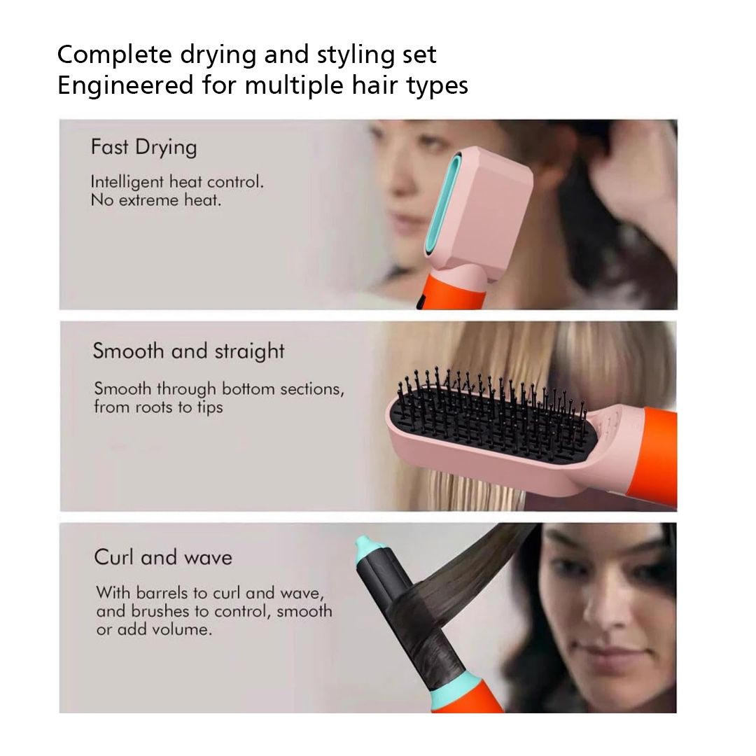 Mac Styler 6-in-1 Hair Styler 1200W | Multi-Attachment Hair Styling Kit