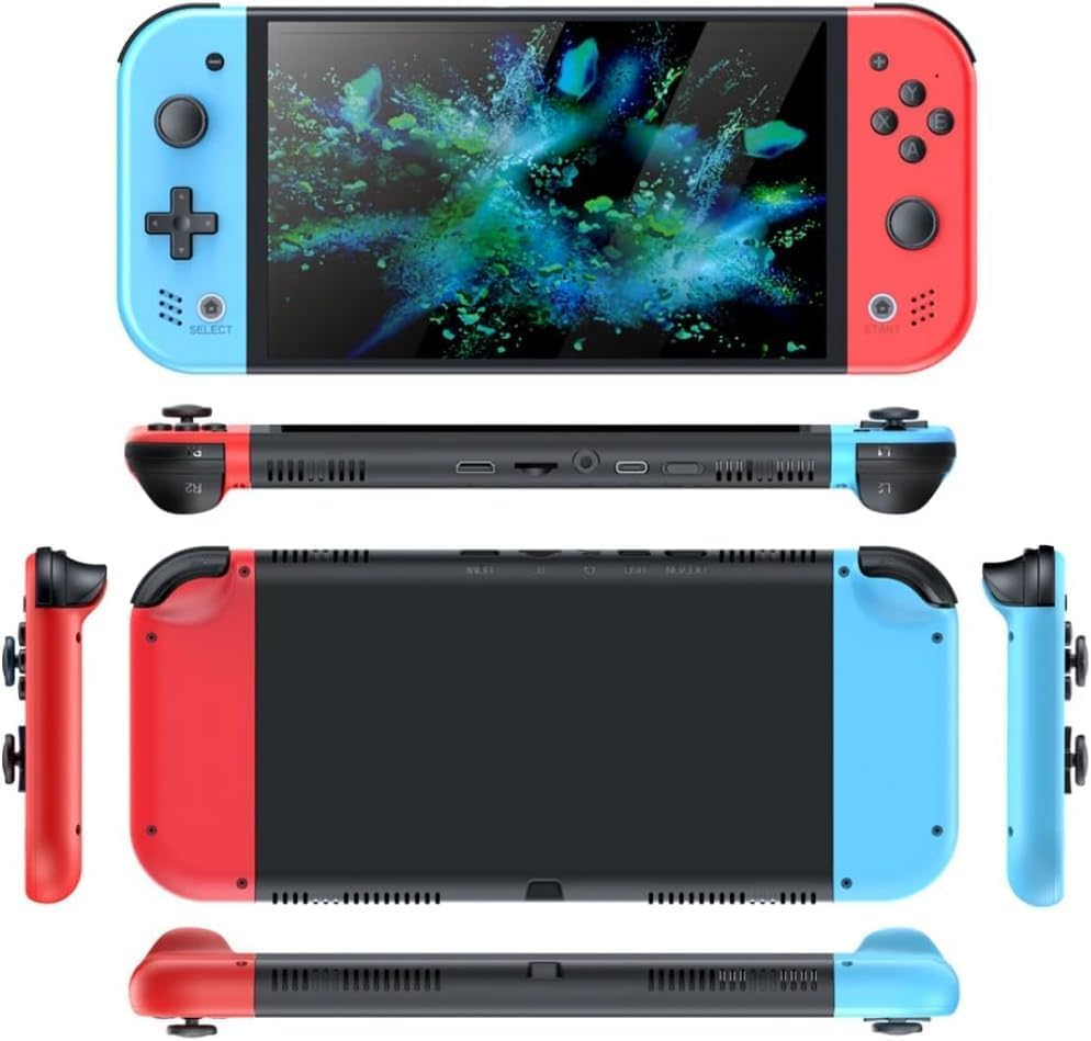 M20 Pro Retro Gaming Console Bundle – 7" HD Display, Dual Wireless Controllers & TV Dock