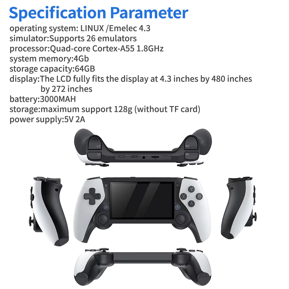 M25 Handheld Game Console | 20,000 Games 4.3Inch Screen | Television Compatible