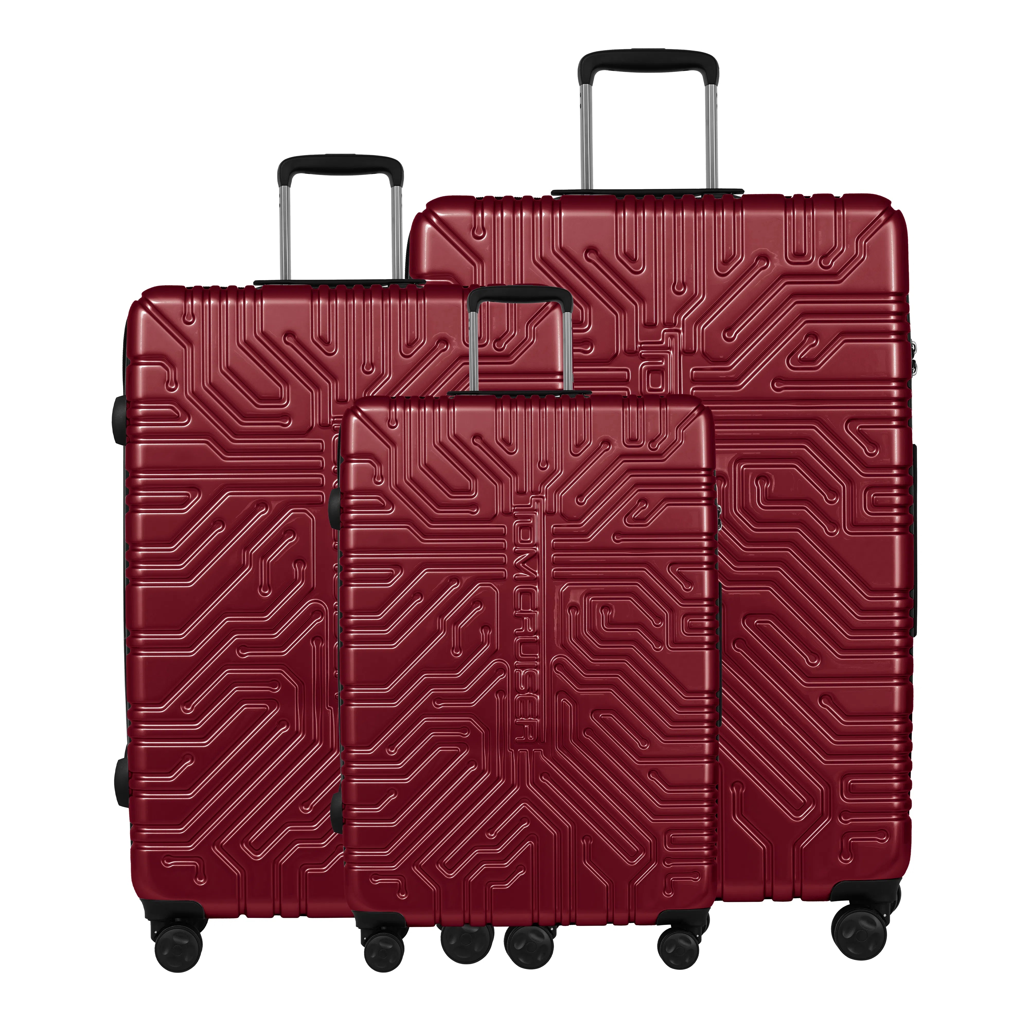 TOMCRUISER MATRIX HARD TROLLEY 20,24,28 inch  SILVER, RED, BLUE