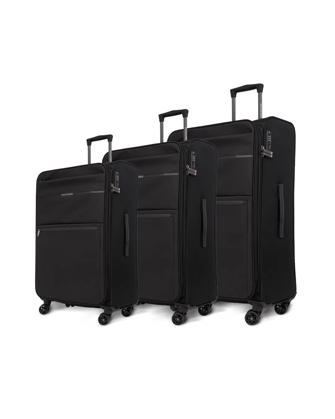 TOMCRUISER LEGACY SOFT LUGGAGE TROLLEY SET BLUE, BLACK, GREEN (3pc)