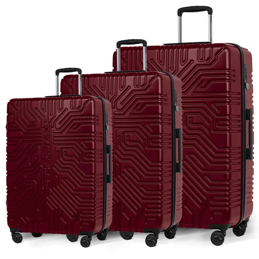 TOMCRUISER MATRIX HARD TROLLEY 20,24,28 inch  SILVER, RED, BLUE