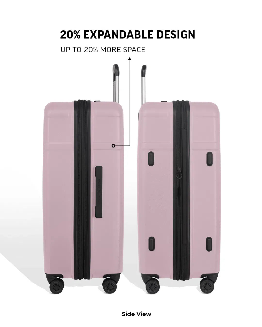 TOMCRUISER STORY HARD TROLLEY SET PINK, Black, Yellow (3pc)