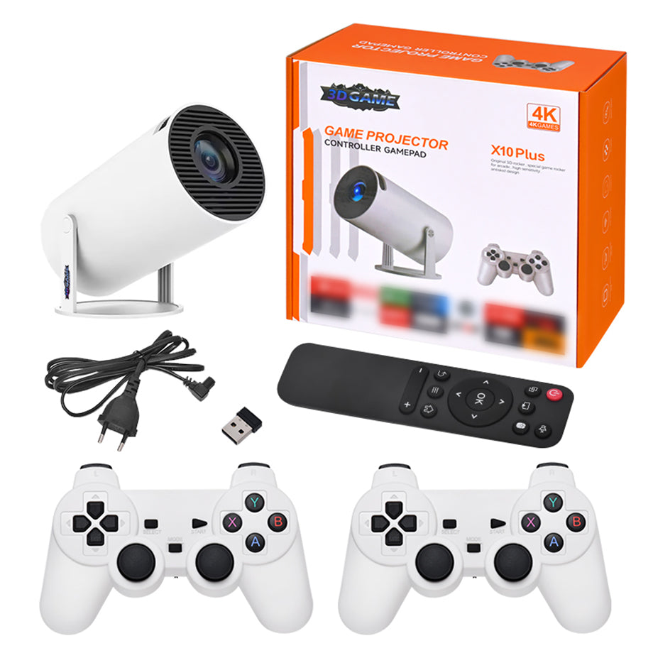 X10 Plus Retro video game consoles Android 11 system Portable Intelligent Projector 720p H713 Lcd Projector Hd Hy300 game box