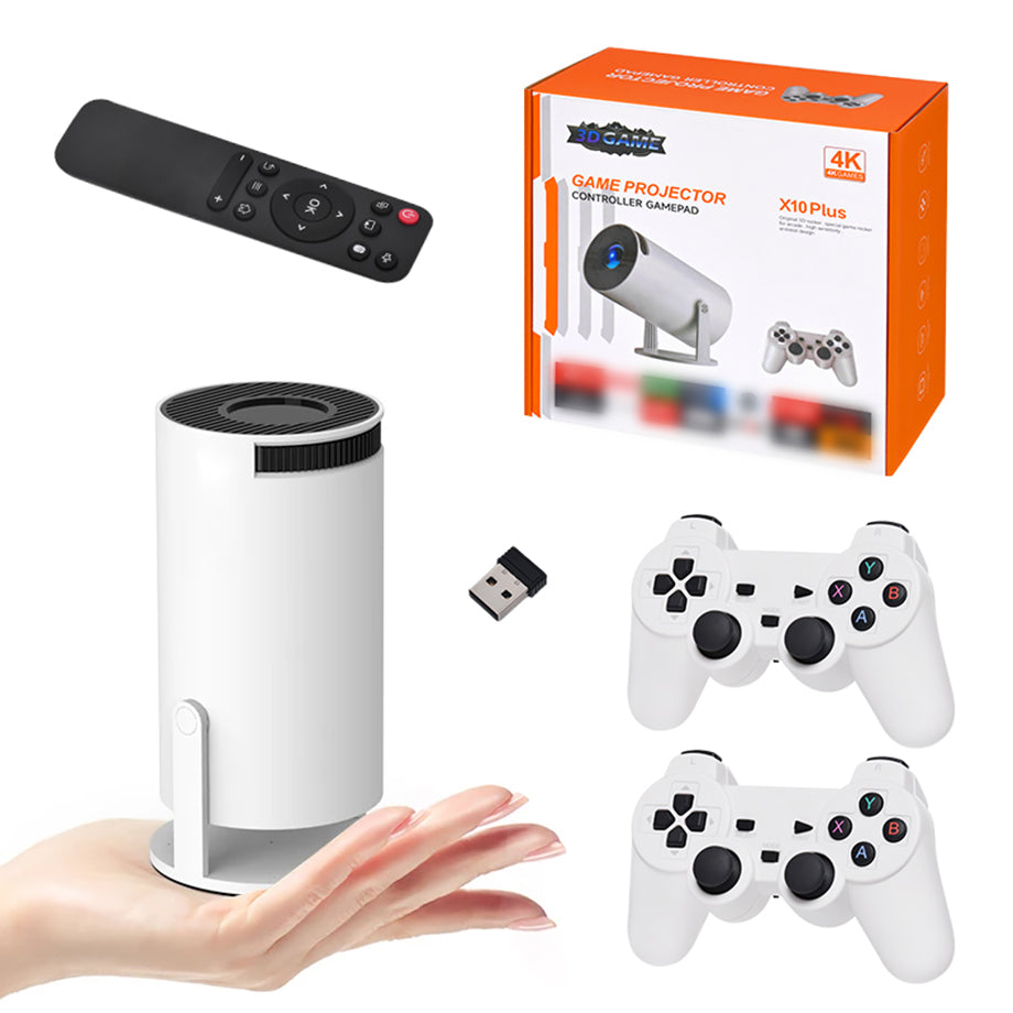X10 Plus Retro video game consoles Android 11 system Portable Intelligent Projector 720p H713 Lcd Projector Hd Hy300 game box