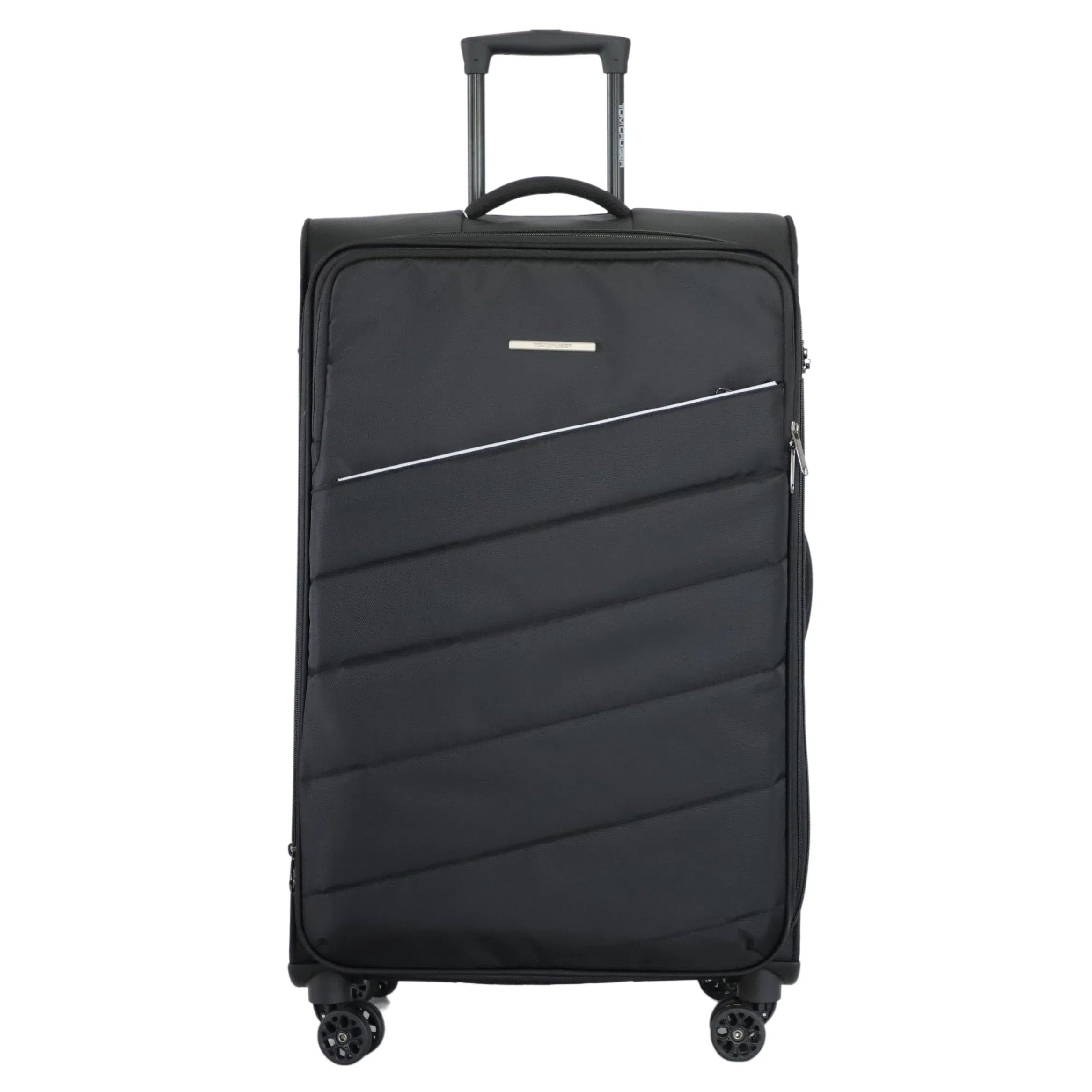TOMCRUISER ELITE SOFT LUGGAGE TROLLEY 20,24,28 BLACK