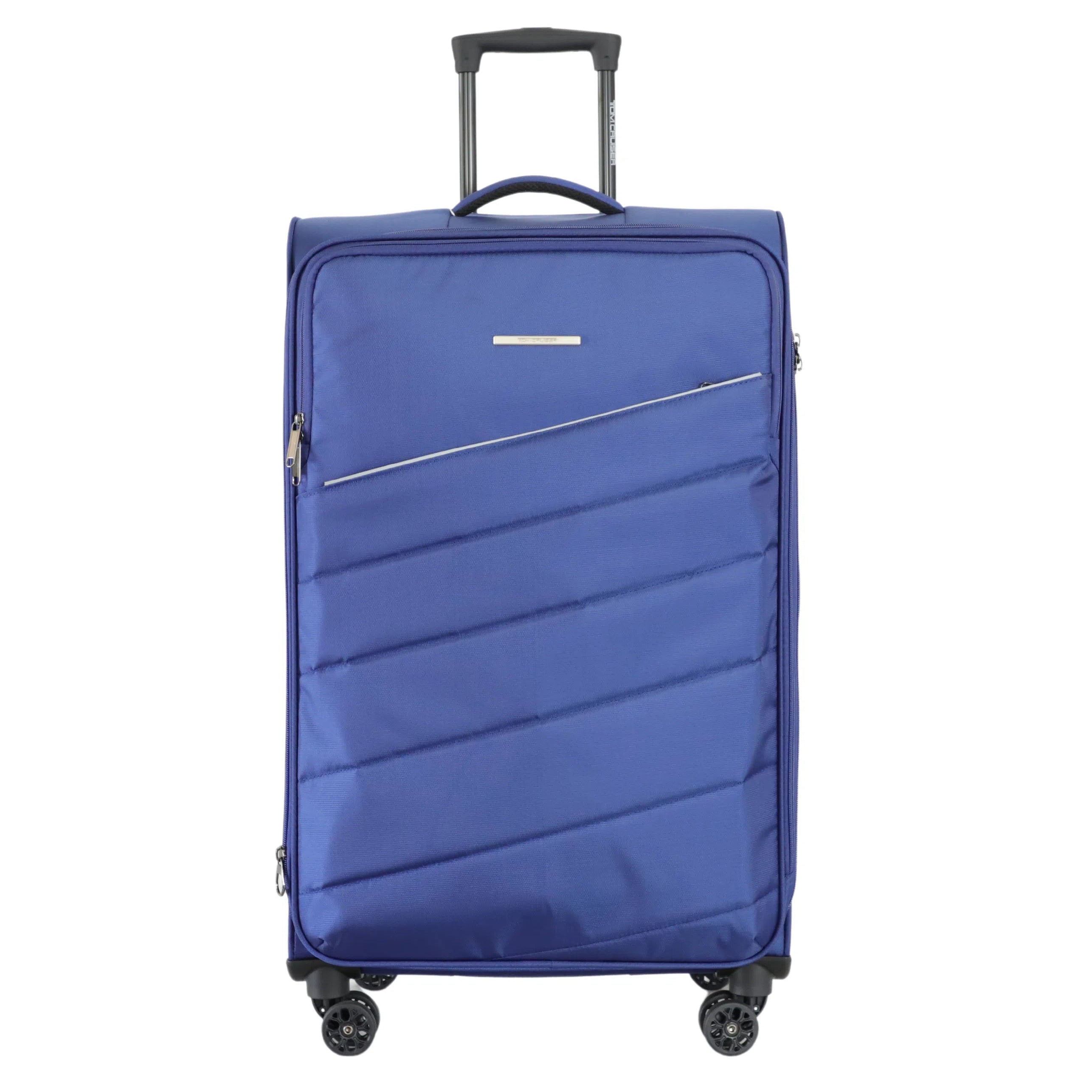 TOMCRUISER ELITE SOFT LUGGAGE TROLLEY SET BLUE, Black, Grey (3pc)