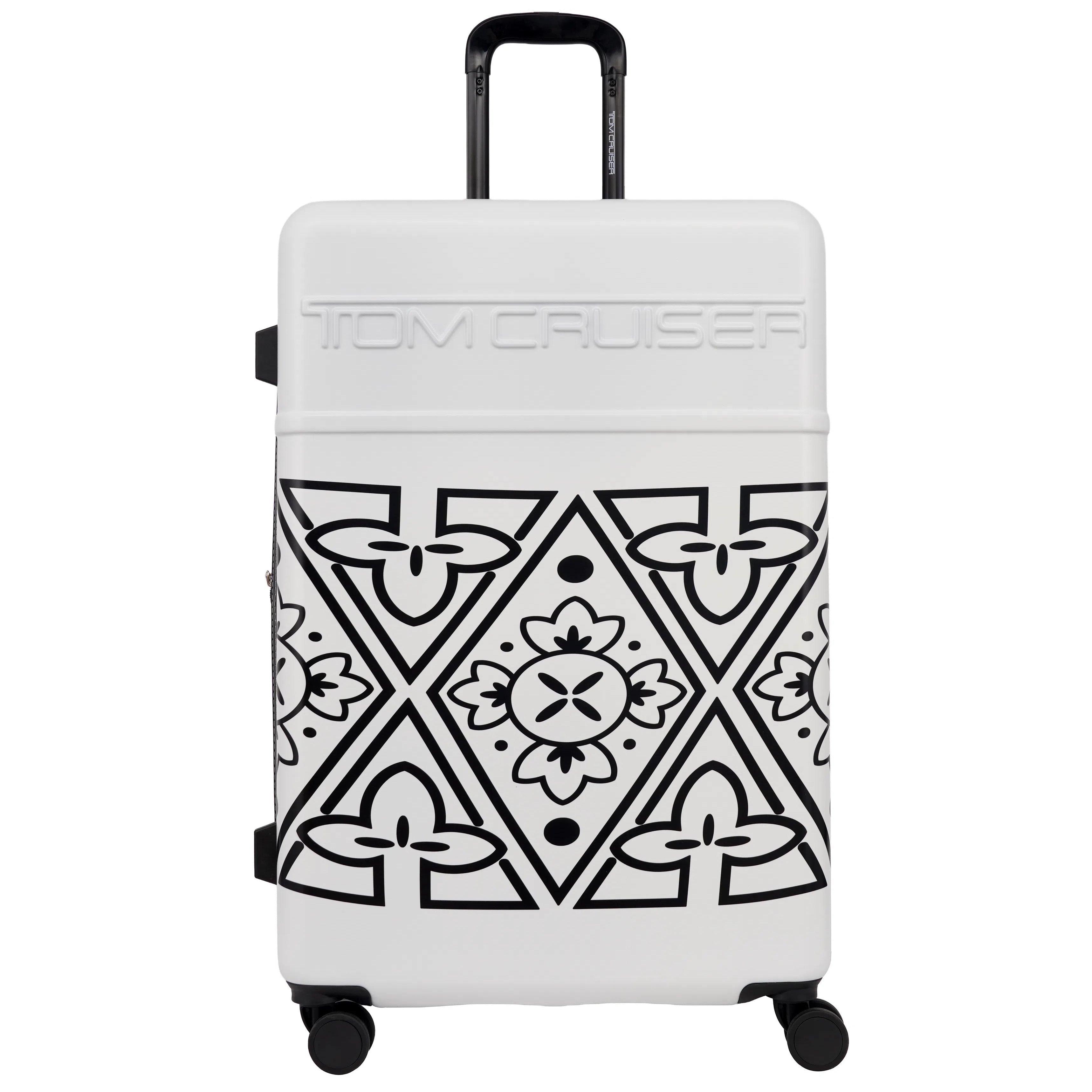 TOMCRUISER VISION HARD TROLLEY Set WHITE, BLACK (3pc)