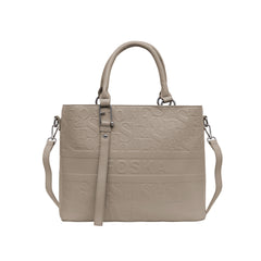 Foska Women's Shoulder Bag - Smooth PU Leather - Wide & Classic Design - 33x26 cm
