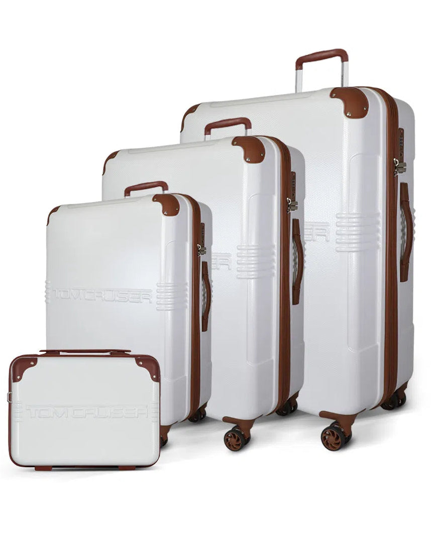 TOMCRUISER GRAND TOUR HARD TROLLEY 16,20,24,28 inch  WHITE, BLACK