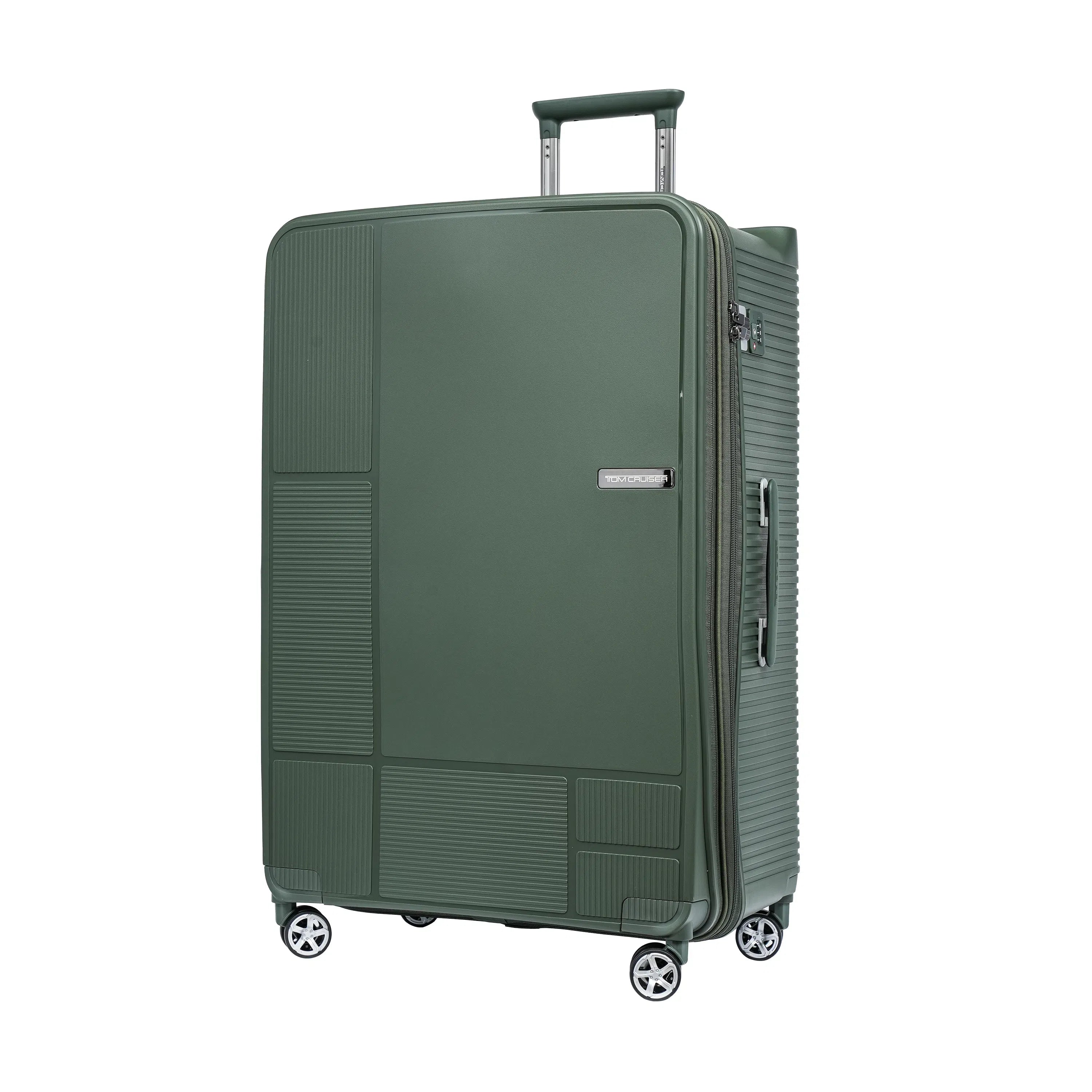 TOM CRUISER TRAVEL MATE PP HARD TROLLEY REDBERRY, FOREST GREEN, DARK BLACK (3 PCS)