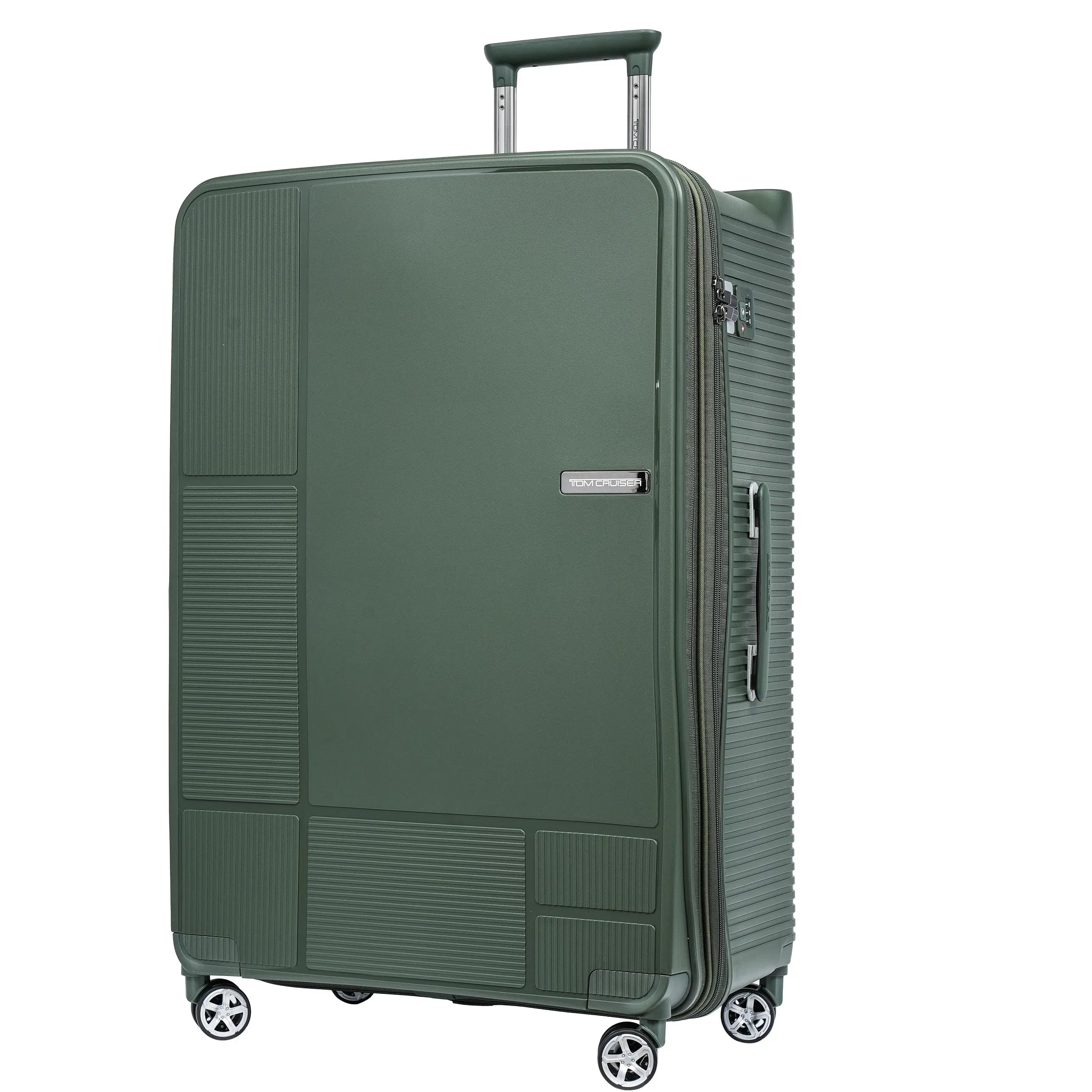 TOM CRUISER TRAVEL MATE PP HARD TROLLEY (20", 24", 28") inch FOREST GREEN