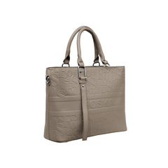 Foska Women's Shoulder Bag - Smooth PU Leather - Wide & Classic Design - 33x26 cm