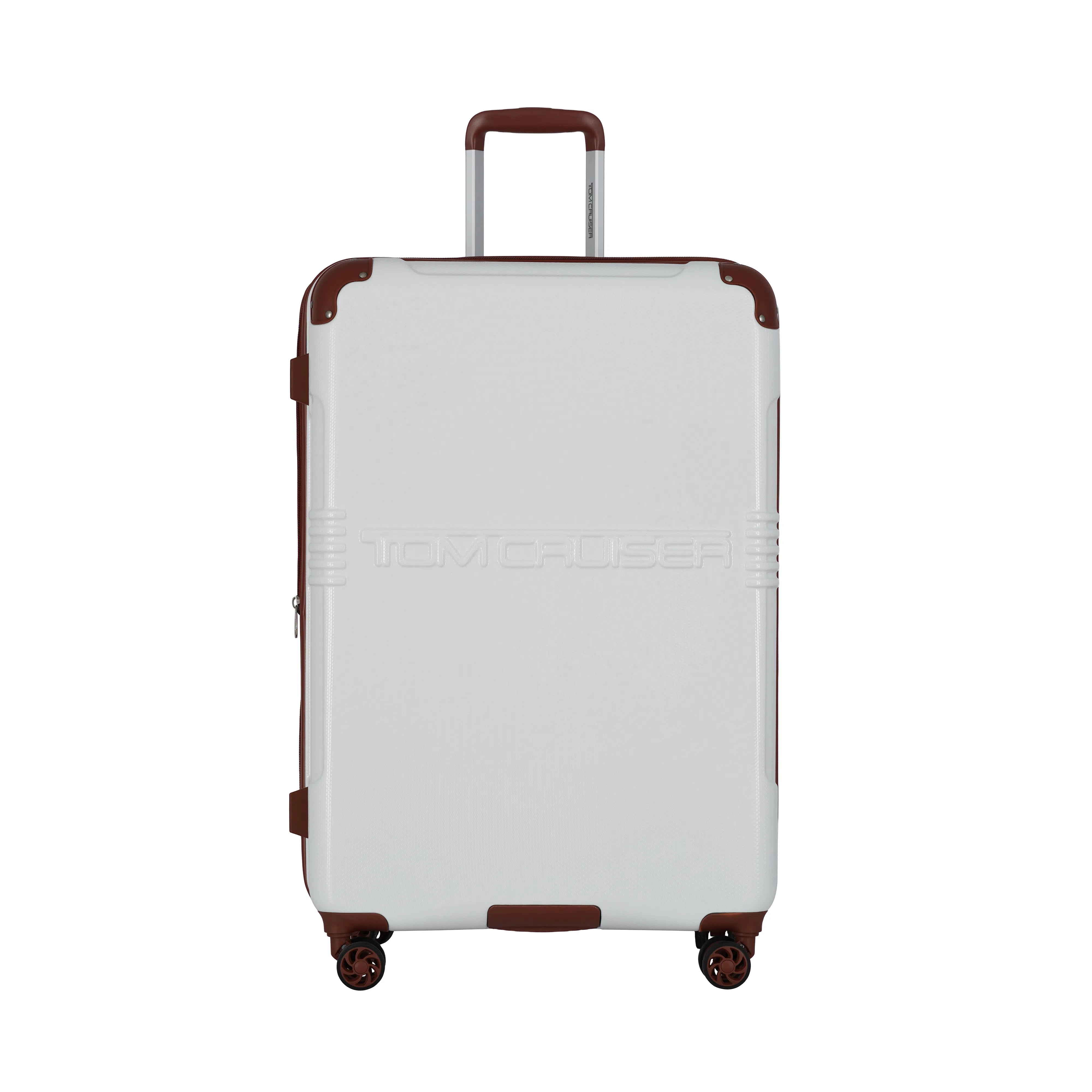 TOMCRUISER GRAND TOUR HARD TROLLEY 20 inch With 16 inch Vanity Case  WHITE TC-HT-157
