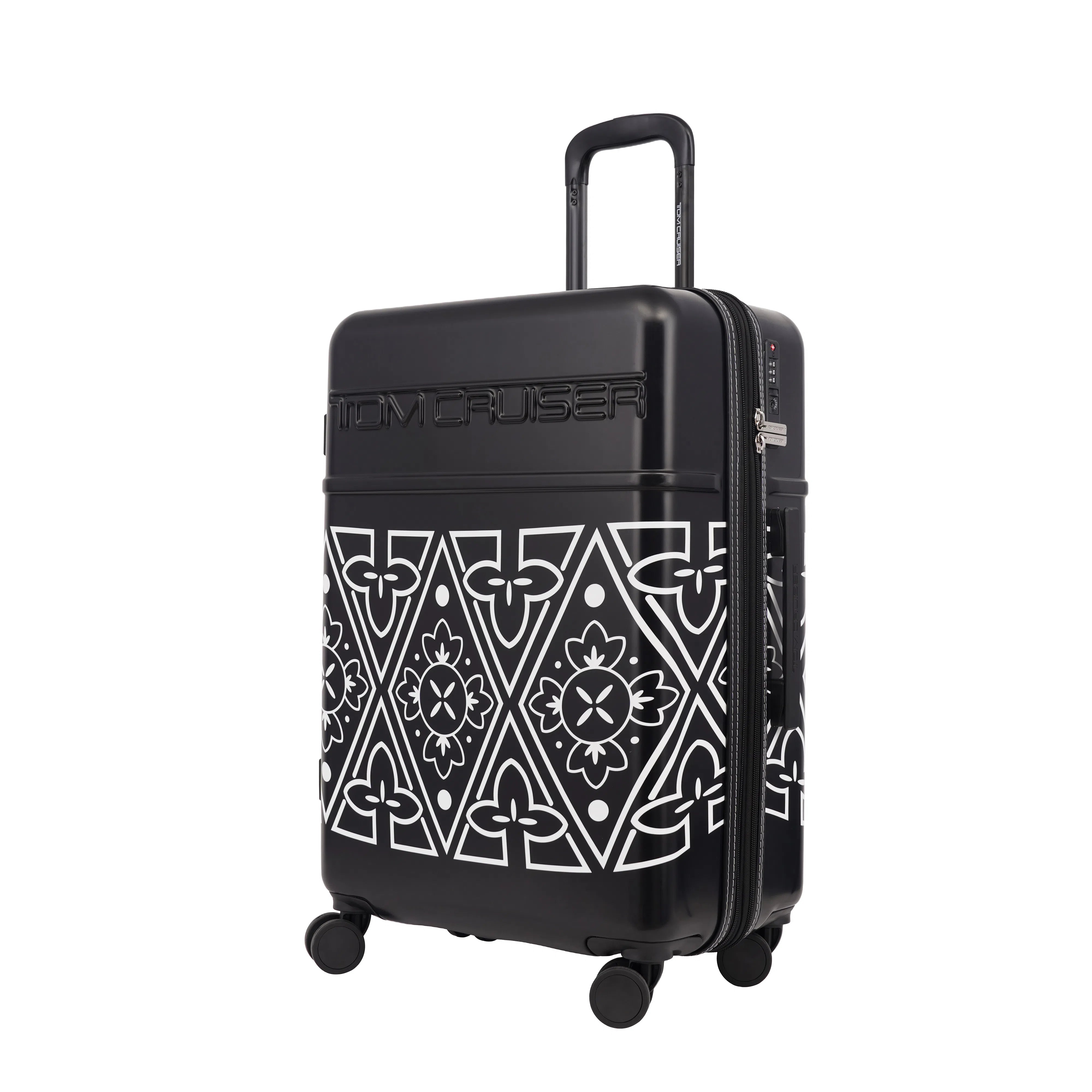 TOMCRUISER VISION HARD TROLLEY Set WHITE, BLACK (3pc)
