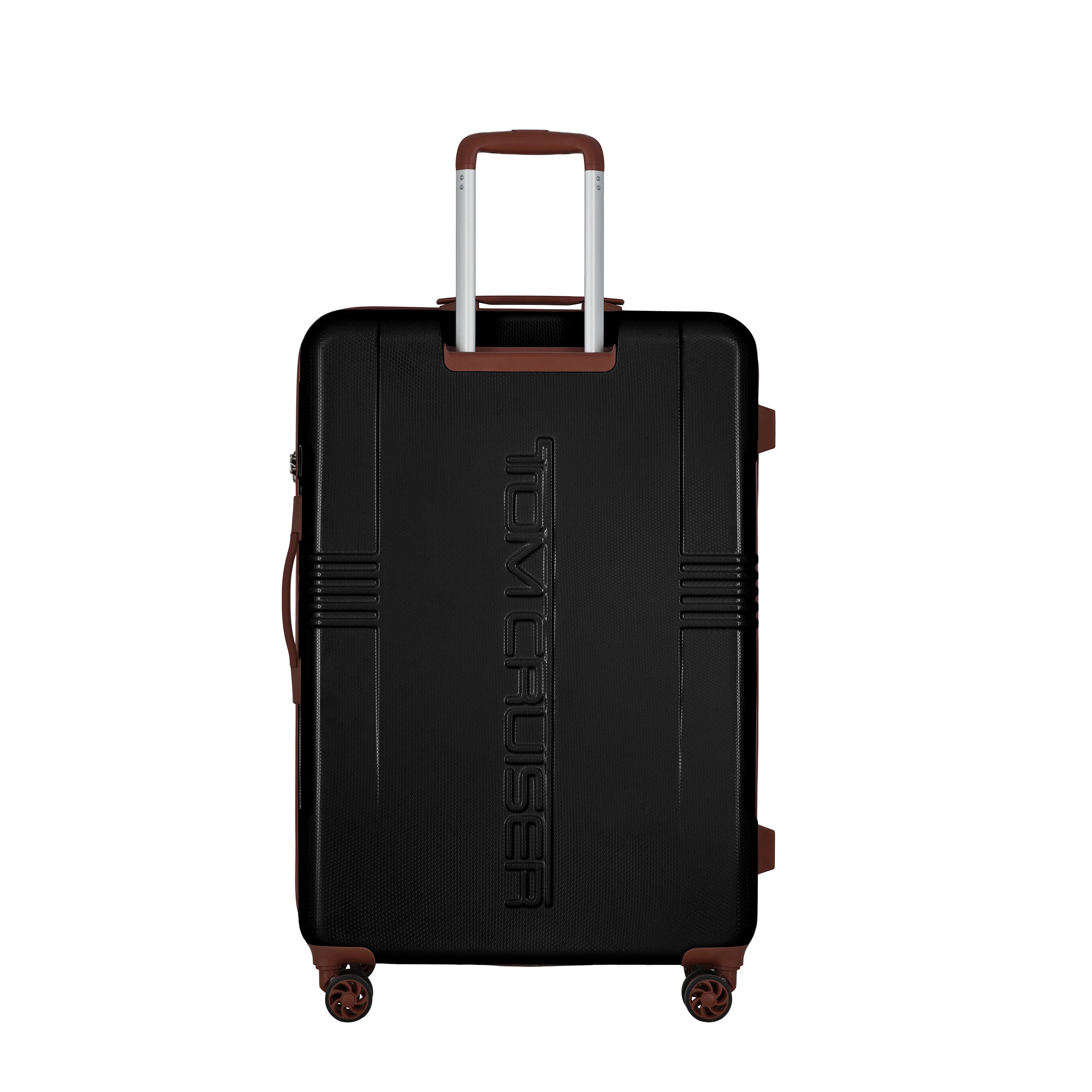 TOMCRUISER GRAND TOUR HARD TROLLEY 20 inch With 16 inch Vanity Case BLACK TC-HT-161