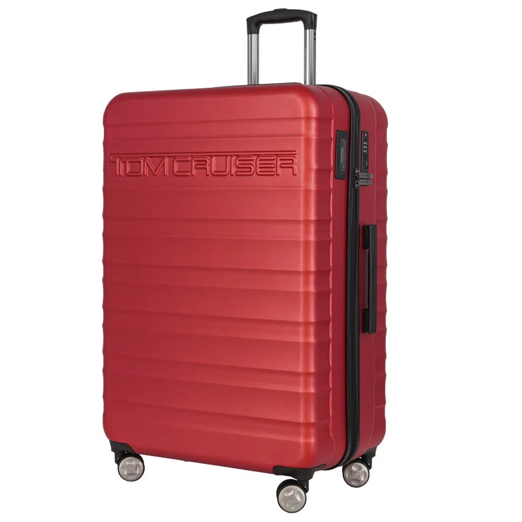 TOMCRUISER PREMIER SMART SCALE HARD TROLLEY 20, 24, 28 inch  RED