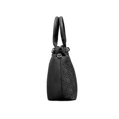 Foska Women's Versatile Fashion Tote Bag – Shoulder Handbag -Metal Chain Detail Black - Pink - Khaki - 33x27 cm